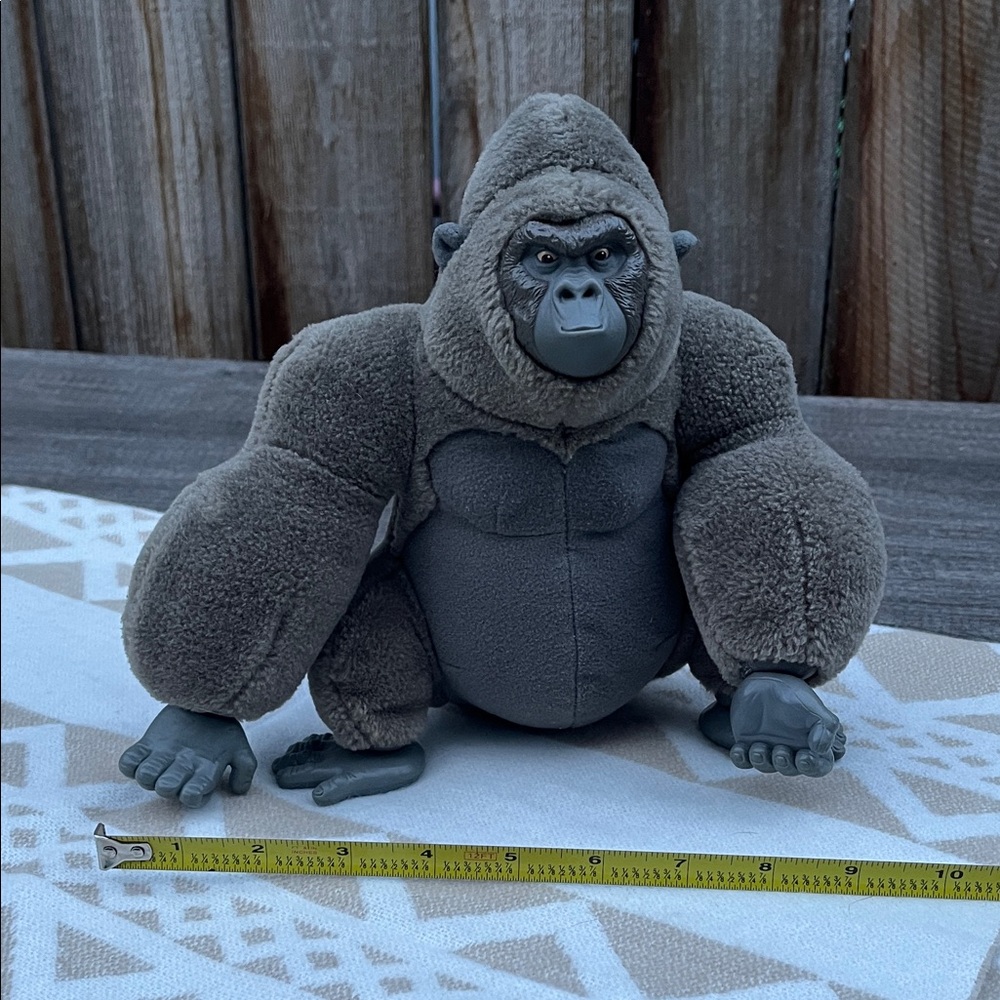 Mattel Plush Gray Gorilla Kerchak Action Figure